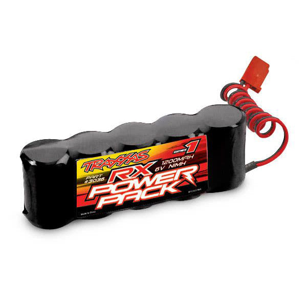 Traxxas 5-Cell Flat Receiver NiMH Battery Pack (6.0V/1100mAh) - Remote Control Toys - Traxxas