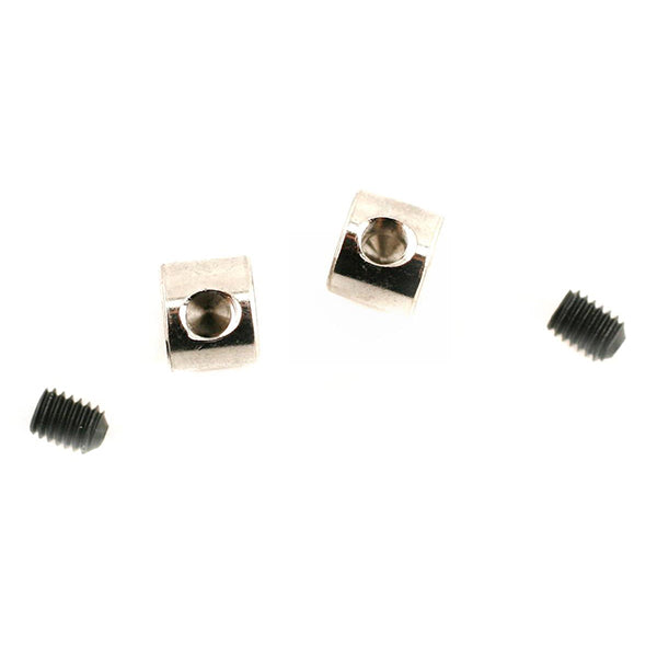 Traxxas Collars, screw (2)/ grub screws, 3mm (2) - Parts - Traxxas