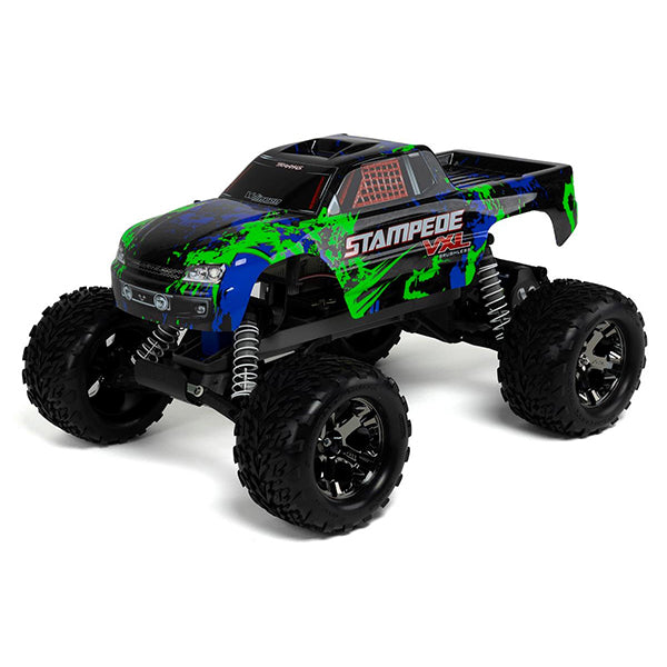 Traxxas Stampede VXL Brushless 1/10 RTR 2WD Monster Truck (Orange) w/TQi 2.4GHz Radio & TSM - Remote Control Toys - Traxxas