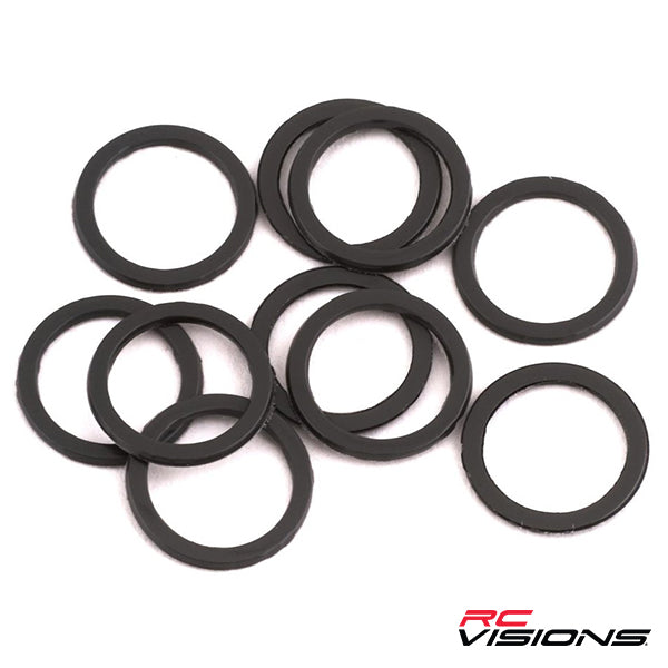 Traxxas Washer, Teflon 6x8x0.5 (10) - Remote Control Toys - Traxxas