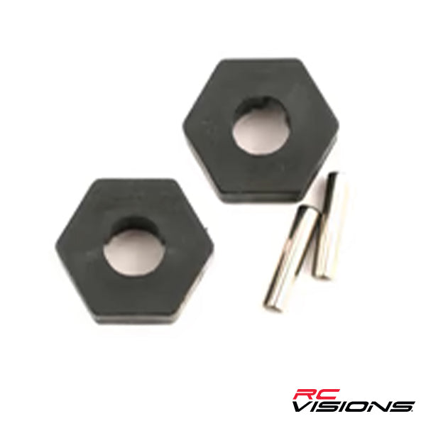 Traxxas Hex Wheel Hubs w/2.5x12mm Axle Pins (2) - Remote Control Toys - Traxxas