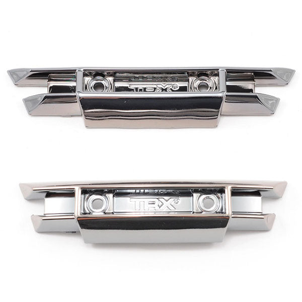 Traxxas F/R Bumper Set (Black Chrome) - Parts - Traxxas