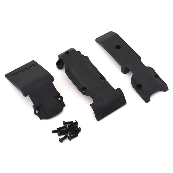 Traxxas Revo Front Skid plate Set (2 pieces, plastic)/ skid plate, rear (1 piece, plastic - Remote Control Toys - Traxxas