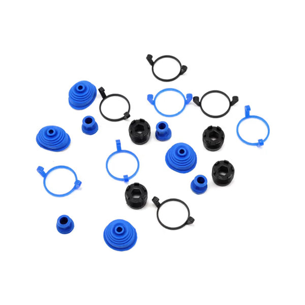 Traxxas Revo Pivot Ball Caps w/ dust boots, rubber (4)/ dust plugs, rubber (4)/ dust - Remote Control Toys - Traxxas