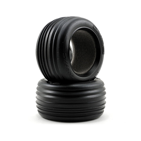 Traxxas Ribbed 2.8" Front Tires w/Foam Inserts (2) (Standard) - Wheel/Tires - Traxxas