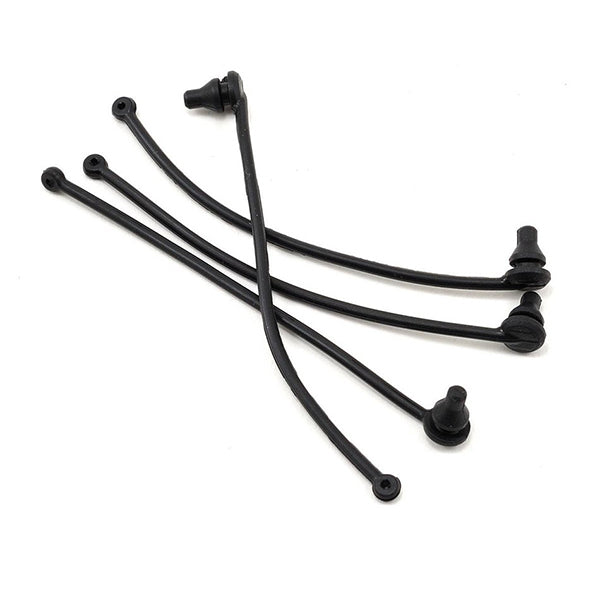 Traxxas Body Clip Retainer Set (Black) (4) - Remote Control Toys - Traxxas