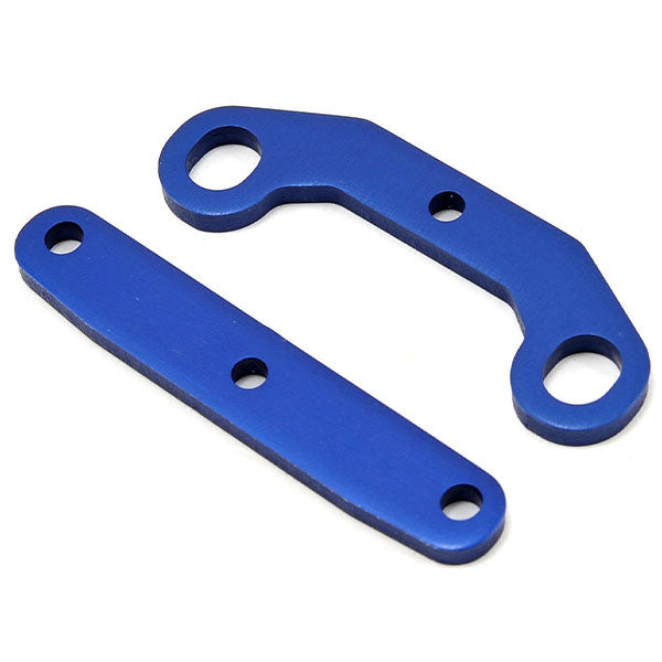 Traxxas Aluminum Front & Rear Bulkhead Tie Bar Set (Blue) - Parts - Traxxas