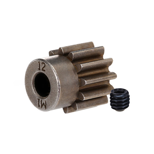 Traxxas Gear, 12-T pinion (1.0 metric pitch) - Parts - Traxxas