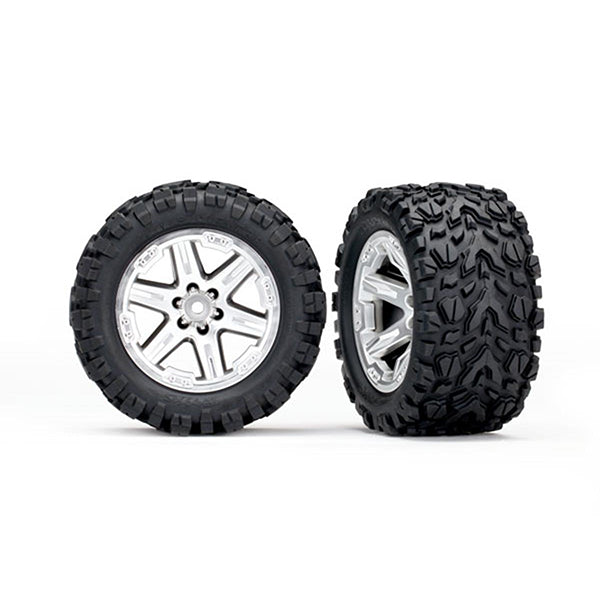 Traxxas Chrome Talon Wheels & Tires 2.8" (2) - Remote Control Toys - Traxxas
