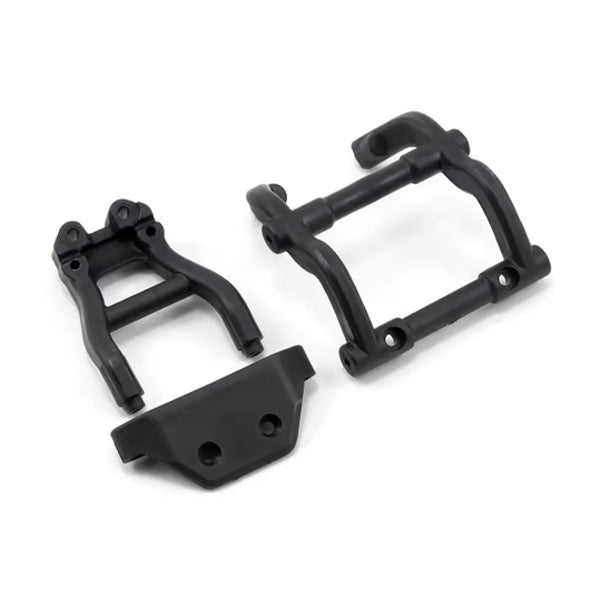 Traxxas Wheelie Bar Mount/Rear Skidplate Set (Black) - Remote Control Toys - Traxxas