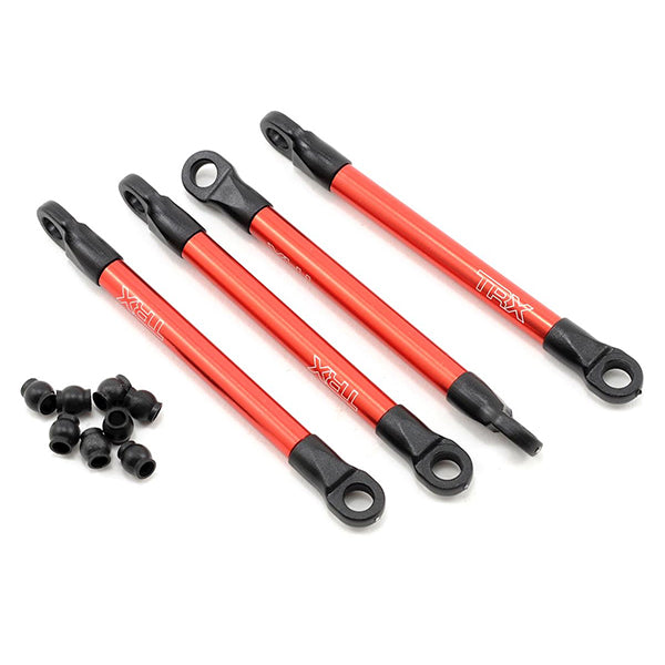 Traxxas Aluminum Push Rods (Red) (4) - Remote Control Toys - Traxxas