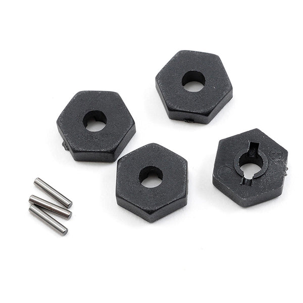 Traxxas 12mm Hex Wheel Hubs w/Axle Pins (4) - Remote Control Toys - Traxxas
