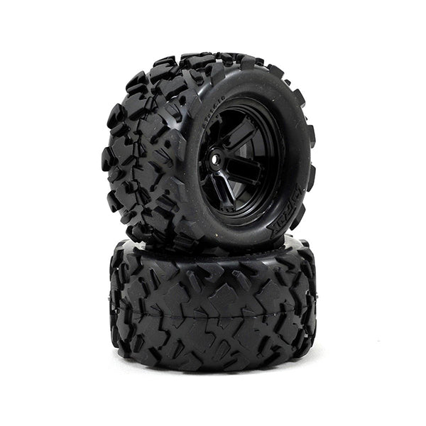 Traxxas LaTrax Assembled Teton 5-Spoke Wheels & Tires (2) - Remote Control Toys - Traxxas