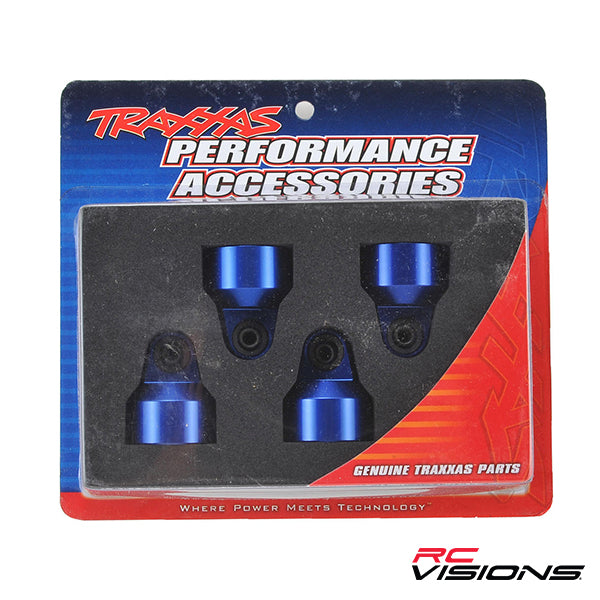 Traxxas X-Maxx Aluminum GTX Shock Cap (Blue) (4) - Remote Control Toys - Traxxas