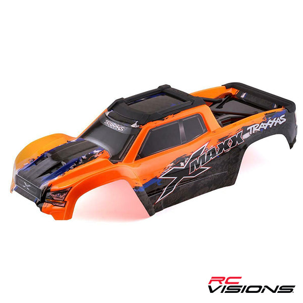 Traxxas X-Maxx Pre-Painted Body (Orange) - Body - Traxxas