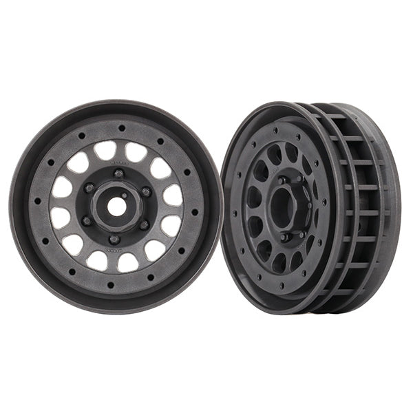 Traxxas Method 105 2.2 Beadlock Wheels (Charcoal Gray) (2) - Remote Control Toys - Traxxas