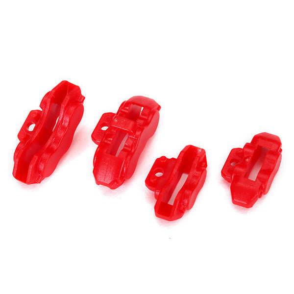 Traxxas 4-Tec 2.0 Front & Rear Brake Calipers (Red) (2) - Remote Control Toys - Traxxas