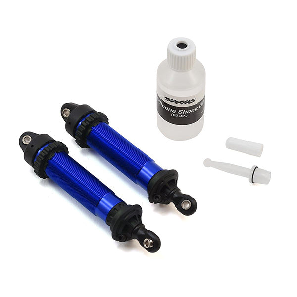 Traxxas 139mm Unlimited Desert Racer Rear Aluminum Threaded GTR Shocks (Blue) (2) - Remote Control Toys - Traxxas