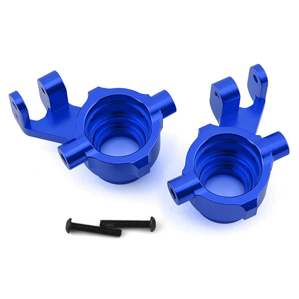 Traxxas Maxx Aluminum Steering Blocks (Blue) - Parts - Traxxas