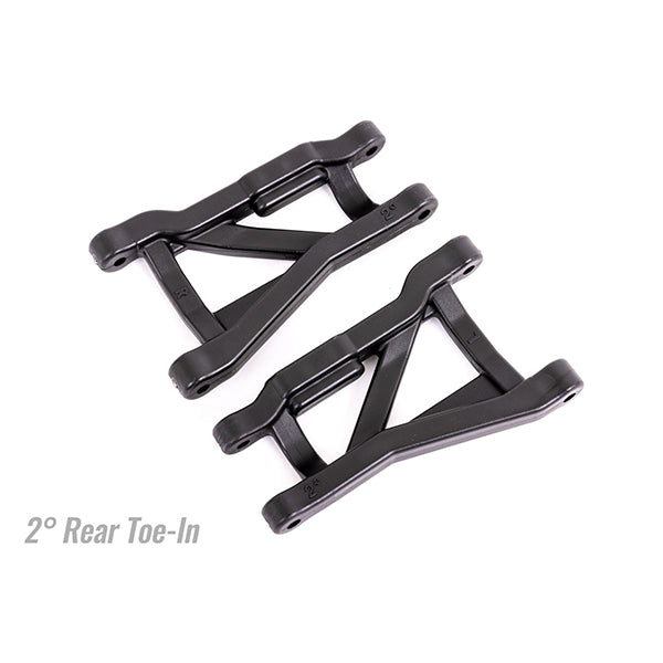 Traxxas Drag Slash Rear Heavy Duty Suspension Arms (Black) (2) (2° Toe-In) - - Traxxas
