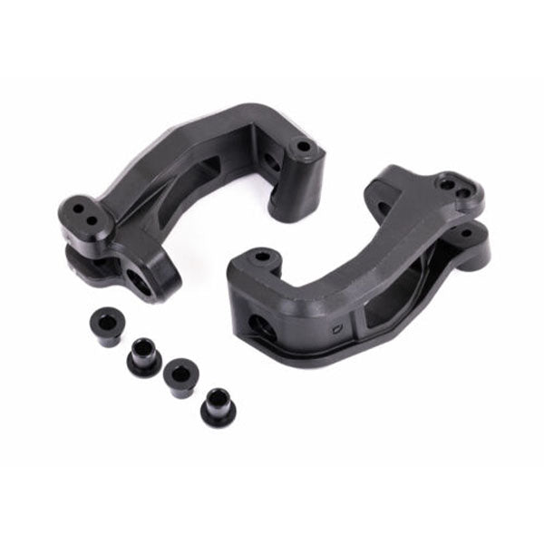 Traxxas Caster blocks (c-hub), left & right/ kingpin bushings (4) - Parts - Traxxas
