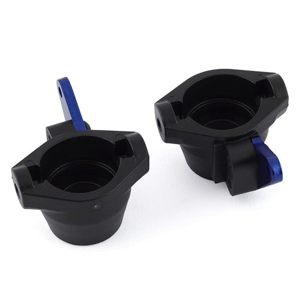 Traxxas Sledge Aluminum Steering Block Arms Blue - 9637X - - Traxxas