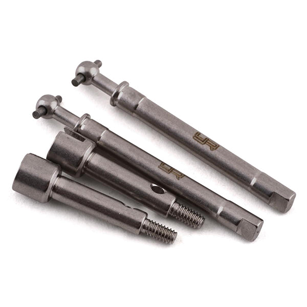 Yeah Racing SCX24 Steel Front Driveshafts - Parts - AMain Distributing