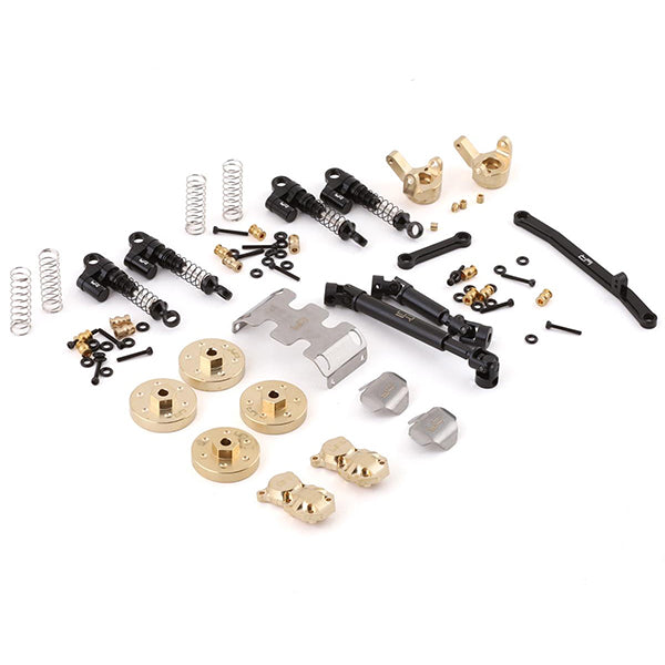 Yeah Racing SCX24 C10/Jeep Metal Upgrade Parts Set (133.7mm Wheelbase) - Parts - AMain Distributing