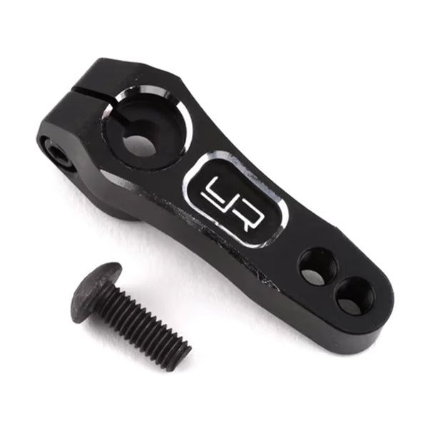 Yeah Racing Aluminum Clamping Servo Horn (Black) (25T) - Accessories - AMain Distributing