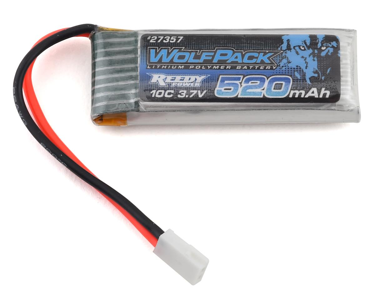 Reedy WolfPack 1S LiPo 10C Battery Pack w/Micro Connector (3.7V/520mAh) - Battery - Associated Electrics INC