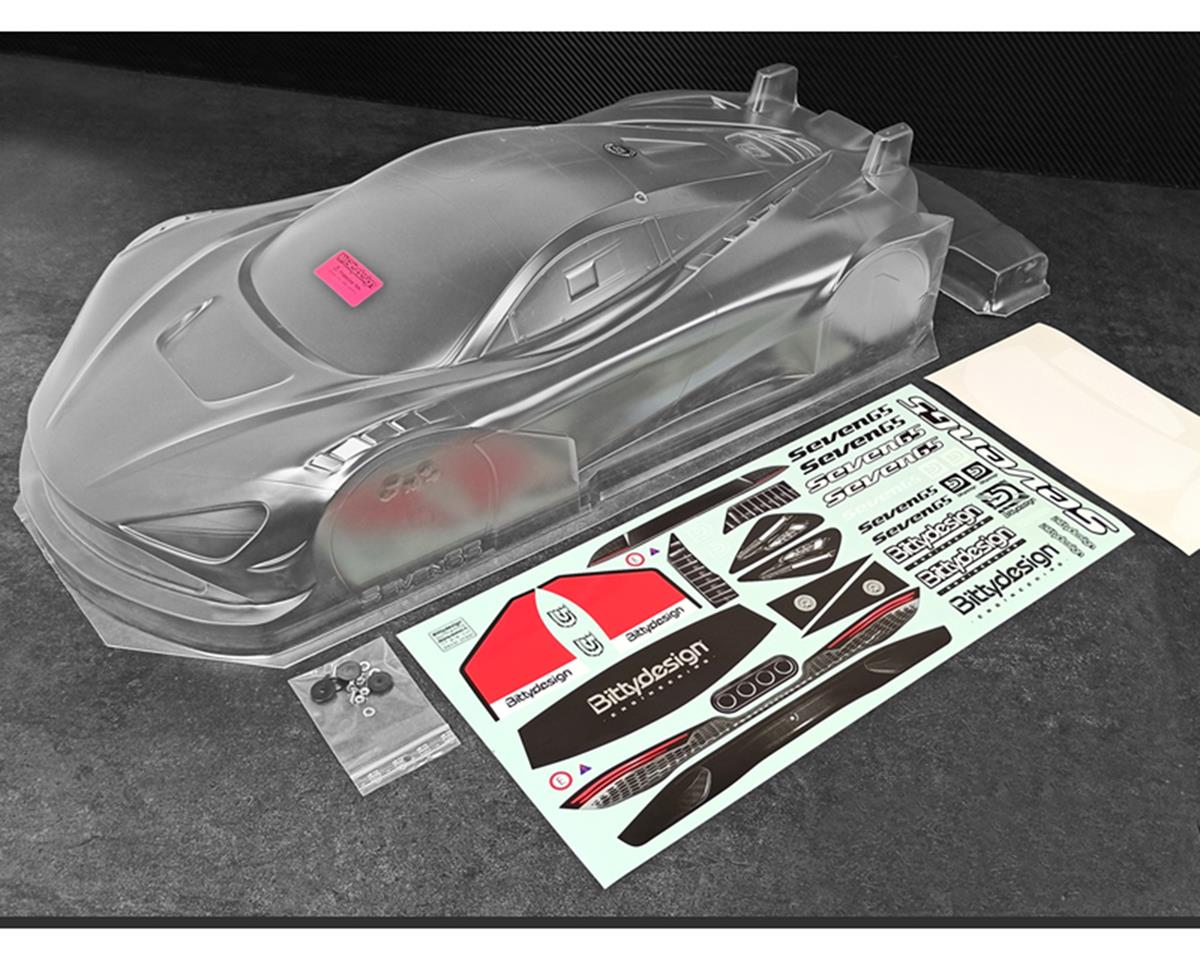 Bittydesign Seven65 1/7 GT Supercar Body (Clear) (Arrma Infraction/Limitless) - - AMain Distributing