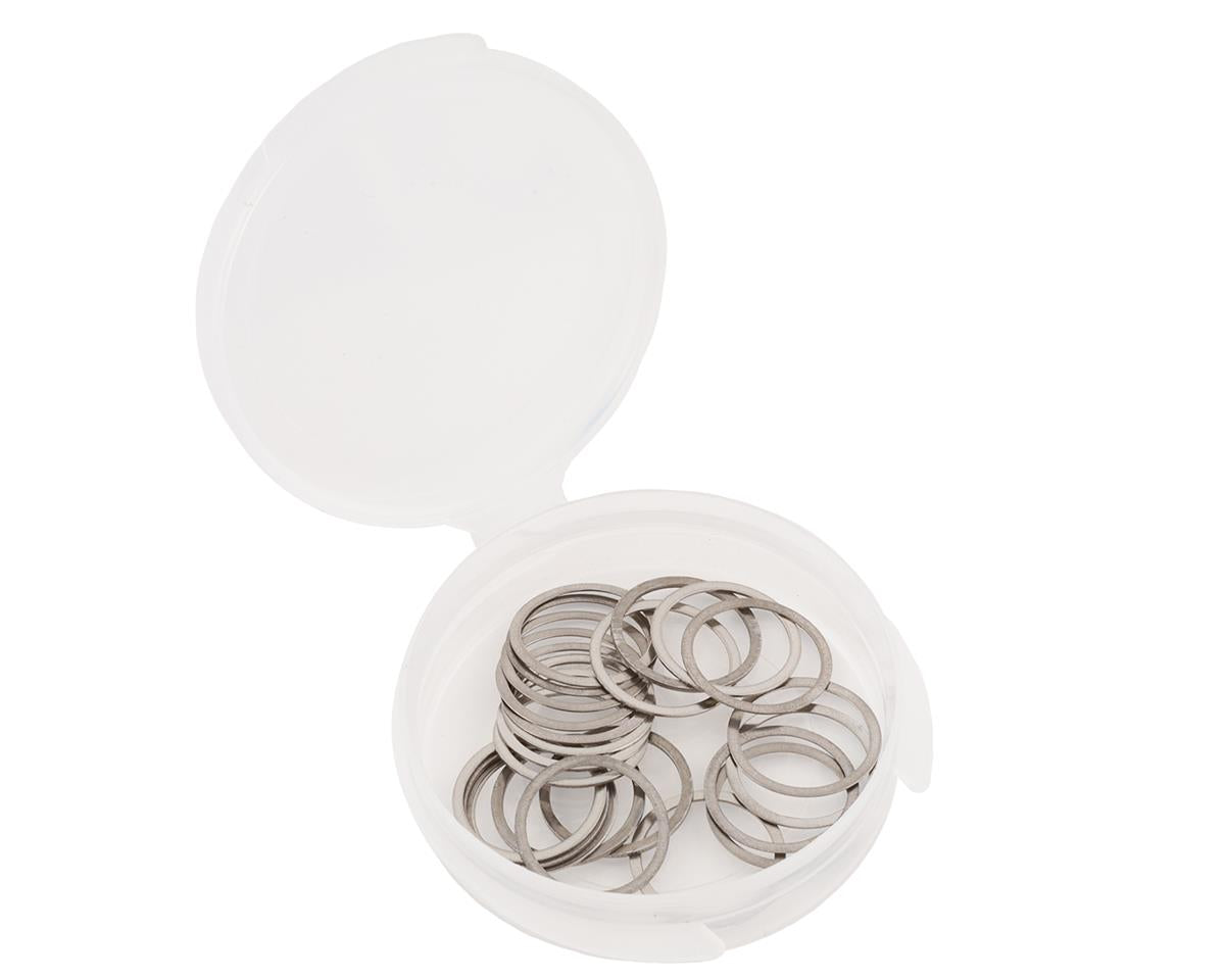 Team Brood 10x12mm Steel Shim Assortment w/Plastic Container (28) (0.1/0.2/0.3/0.5mm) - - AMain Distributing