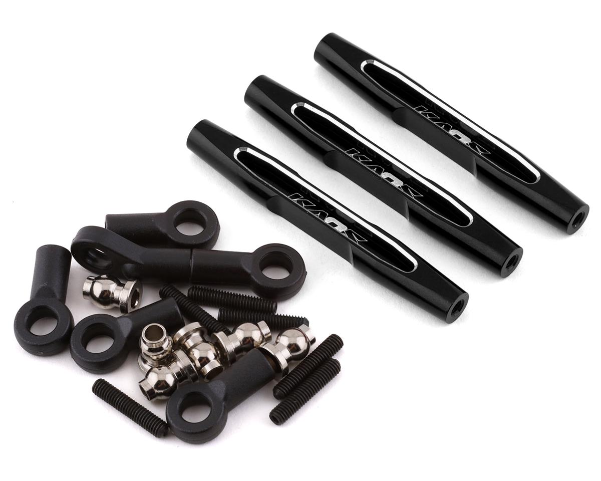 CEN F450 57mm Aluminum Panhard Bar & Steering Tie Rod (Black) (3) - - AMain Distributing