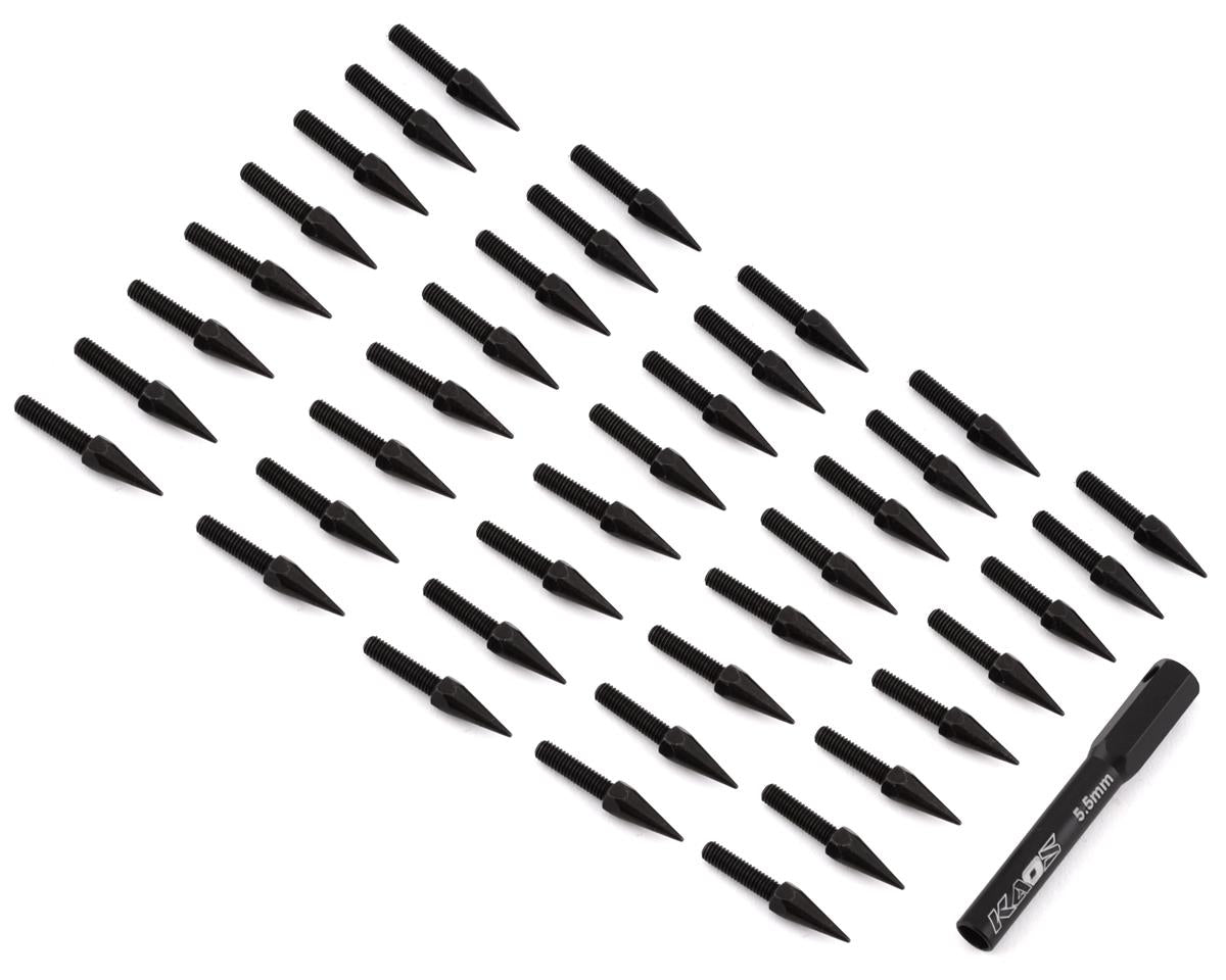 CEN 2.5mm Bullet Spiked Wheel Lug Bolts w/Tool (40) - - AMain Distributing