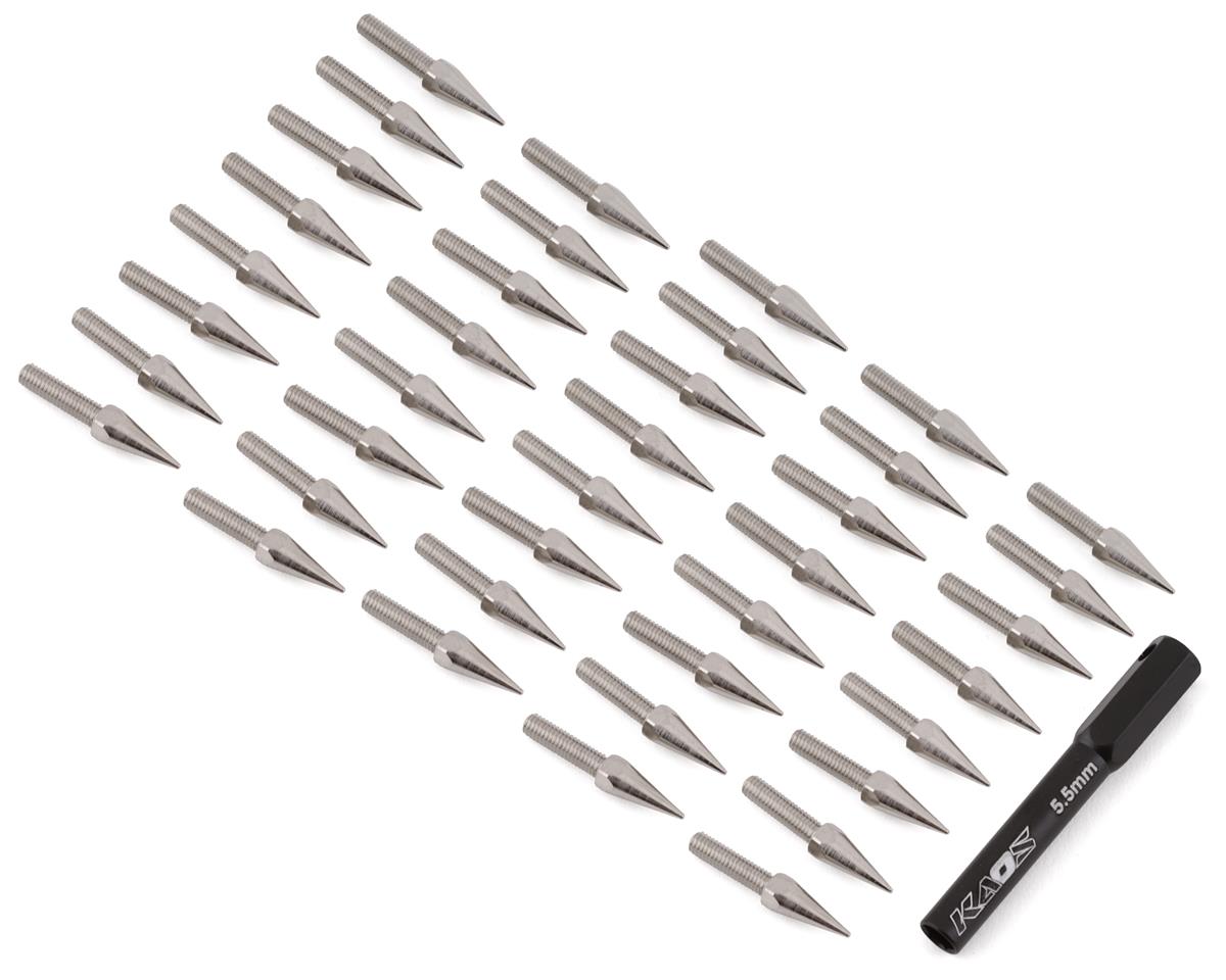 CEN 2.5mm Bullet Spiked Wheel Lug Bolts w/Tool (40) - - AMain Distributing