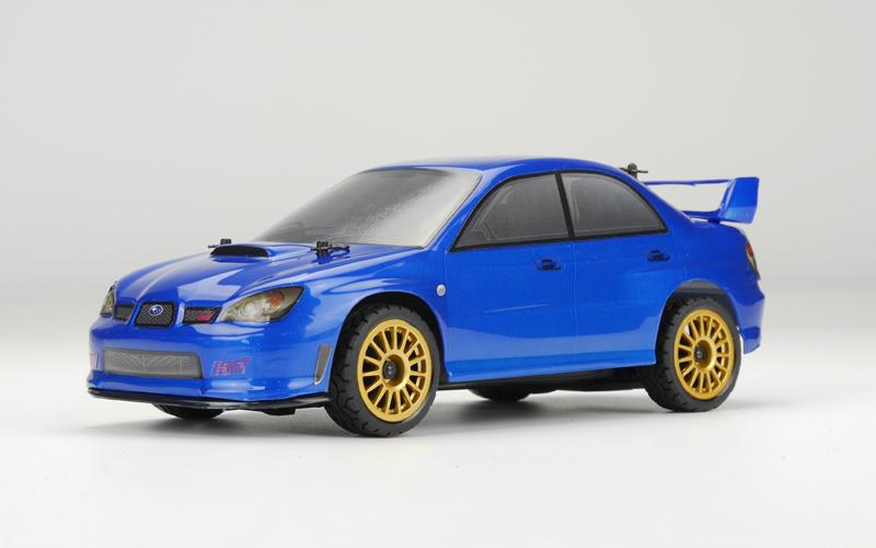 Carisma GT24 1/24 Scale Micro 4WD Brushless RTR, Subaru STI 2006 - RC Car - HRP Distributing, Inc.