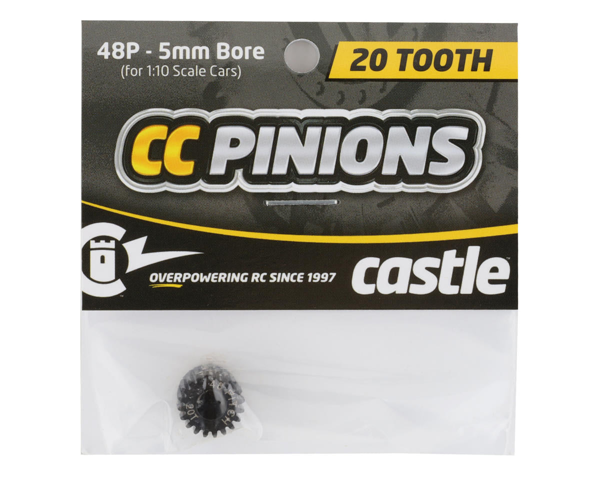 Castle Creations 48P Pinion Gear w/5mm Bore - - Castle Creations
