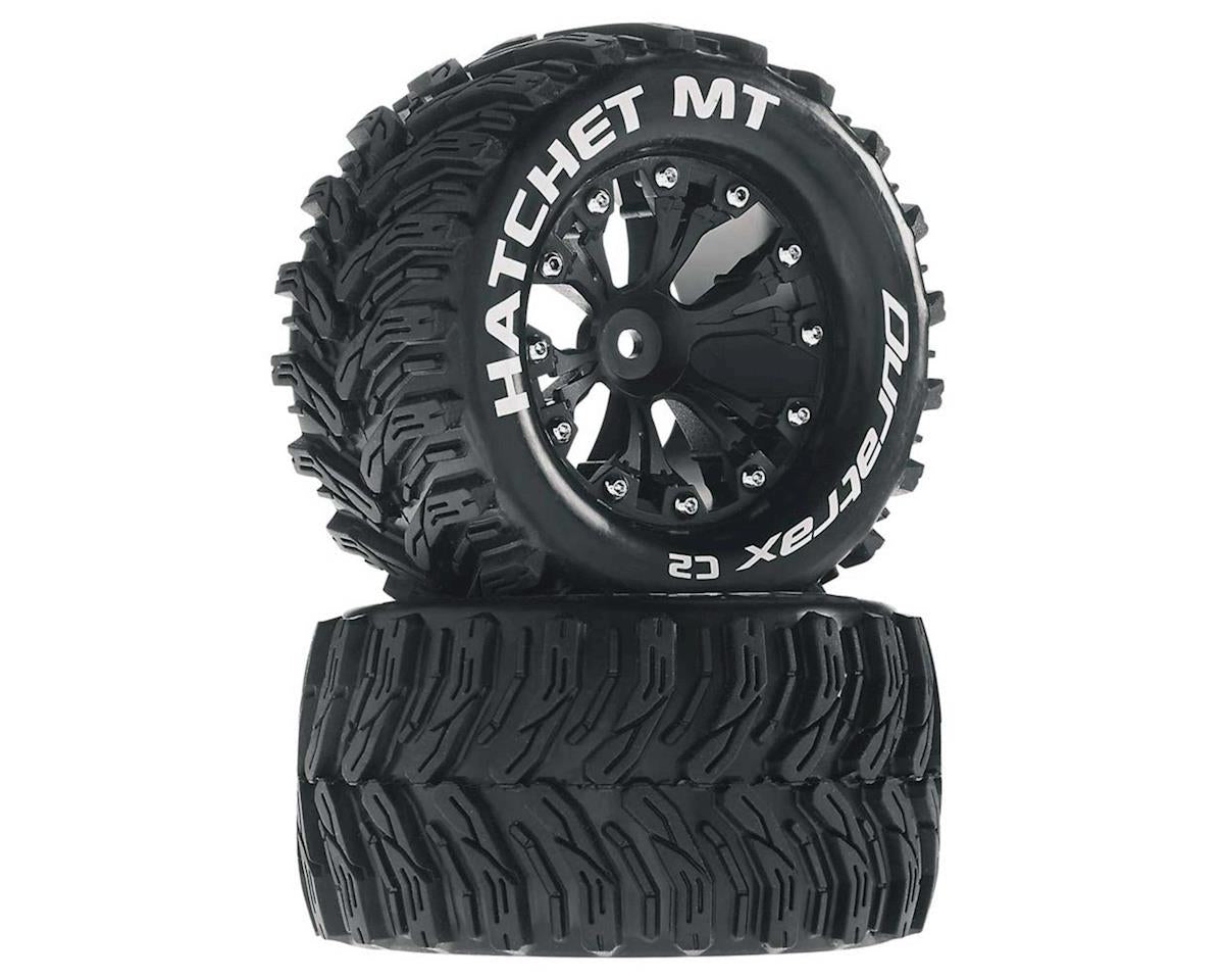 DuraTrax Hatchet MT 2.8" 2WD Rear Mounted Truck Tires (Black) (2) 12mm Hex - - Horizon Hobbies, Inc.