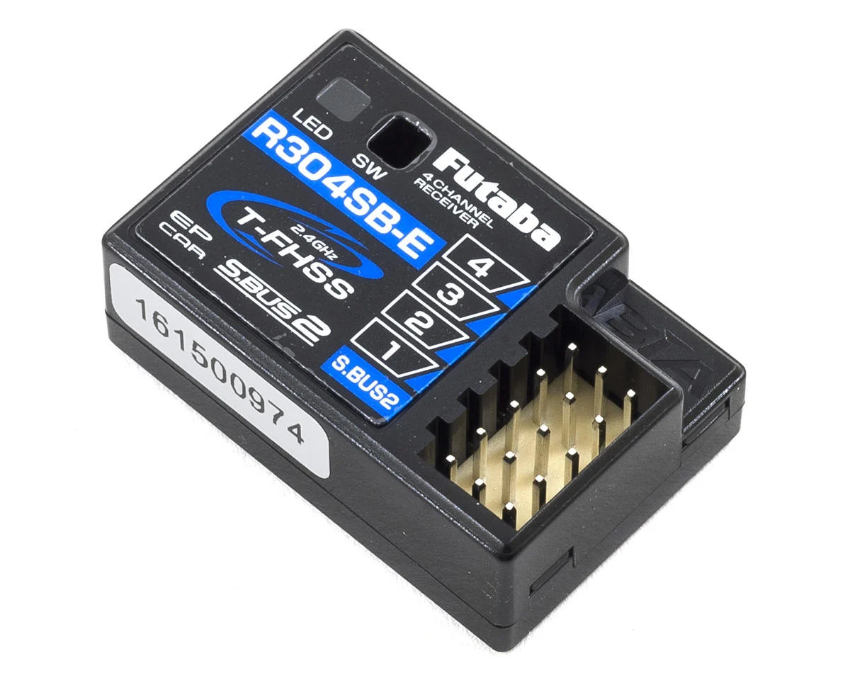 Futaba R304SB-E T-FHSS 4-Channel Telemetry 2.4GHz Receiver (EP Only) - - AMain Distributing