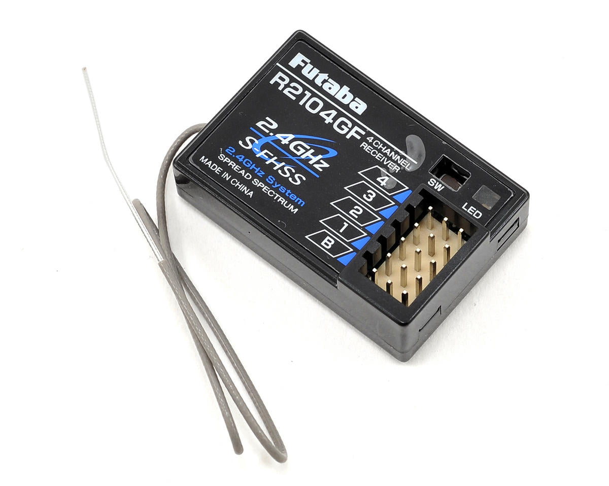 Futaba R2104GF S-FHSS High Voltage 4-Channel 2.4Ghz Receiver - - AMain Distributing