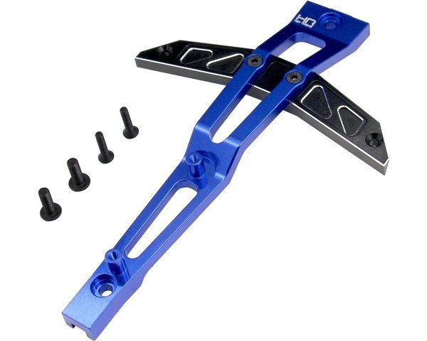 Hot Racing Traxxas Maxx Aluminum Front Chassis Brace (Blue) - - AMain Distributing