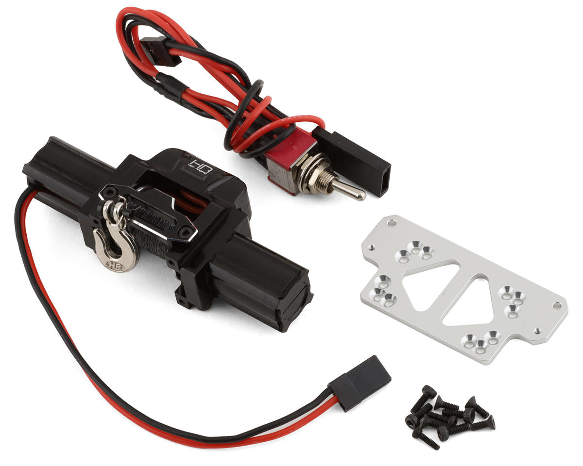 Hot Racing Hot Racing 1/10 Scale Dual Motor Power Winch (Black) - - AMain Distributing