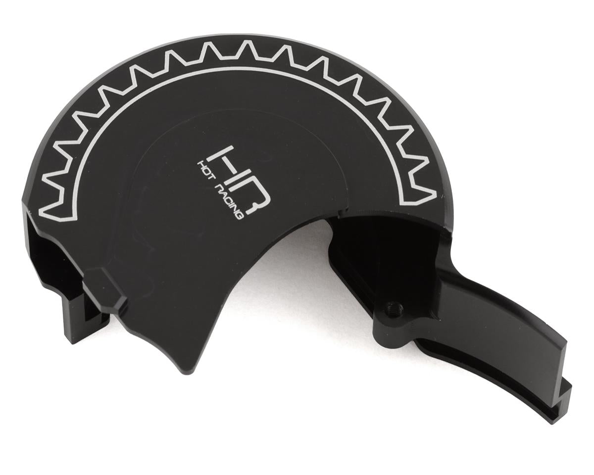 Hot Racing Traxxas E-Revo 2.0 Aluminum Transmission Spur Gear Cover (Black) - Parts - AMain Distributing