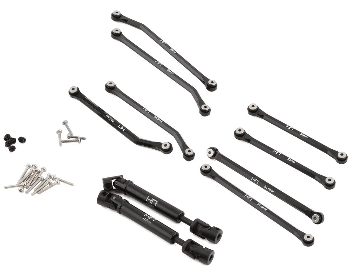 Hot Racing Axial SCX24 Aluminum 8 Link Drive Set (155mm LCG) - - AMain Distributing