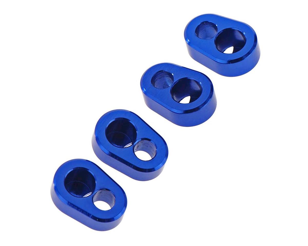 Hot Racing CNC Aluminum Hinge Pin Capture Bushings X-Mx - - Horizon Hobbies, Inc.