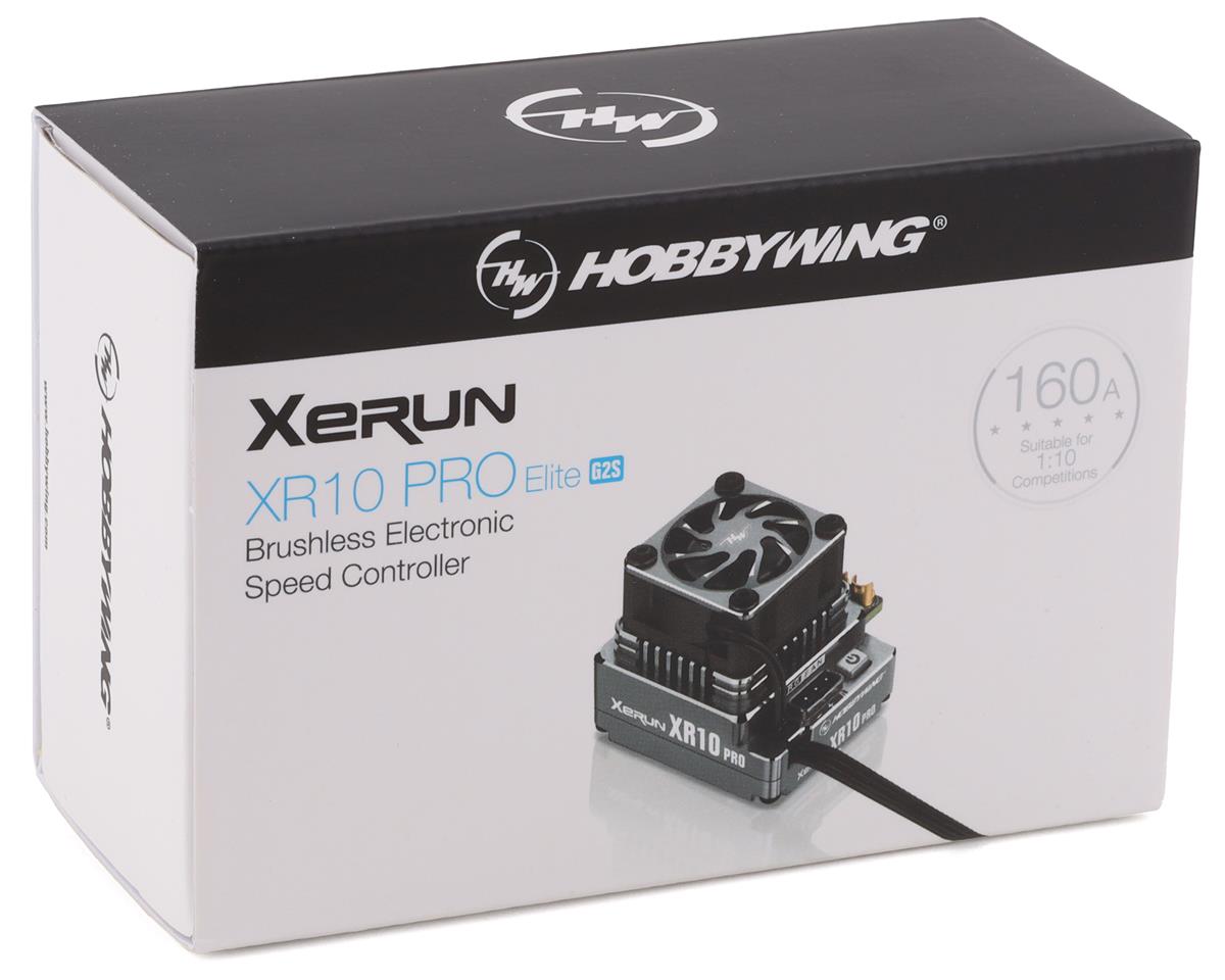 Hobbywing Xerun XR10 Pro G2S Elite 160A Sensored Brushless ESC (Midnight Silver) - ESC - HobbyWing North America
