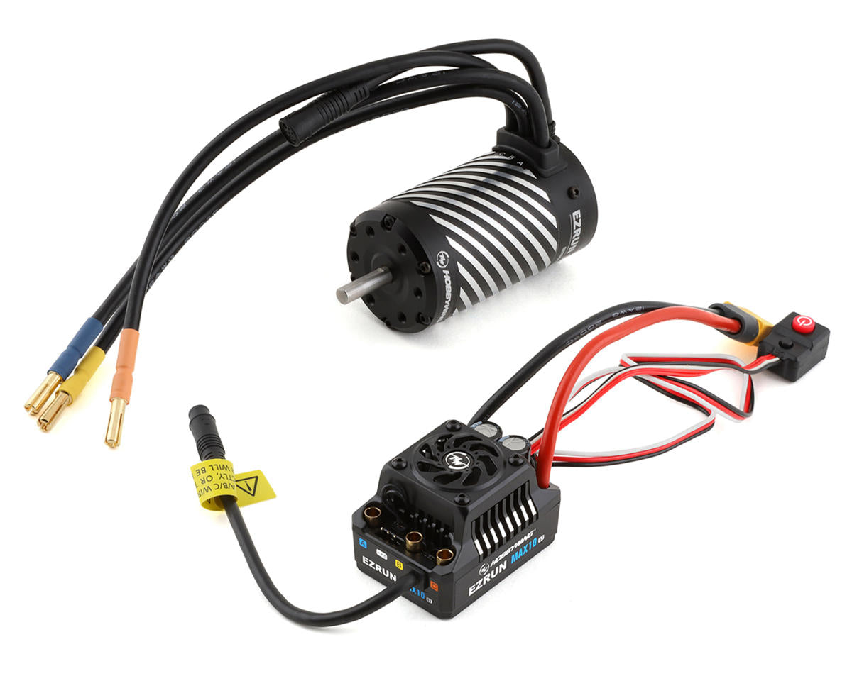 Hobbywing EZRun MAX10 G2 140 Amp Sensored Brushless Waterproof ESC/3665SD Motor Combo (2400kV) - - HobbyWing North America