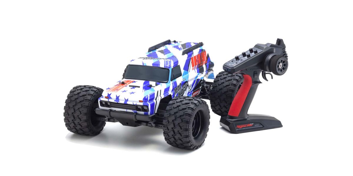 Kyosho Mad Wagon VE 1/10 Scale ReadySet Electric 4WD Truck w/2.4GHz Radio - - HRP Distributing, Inc.