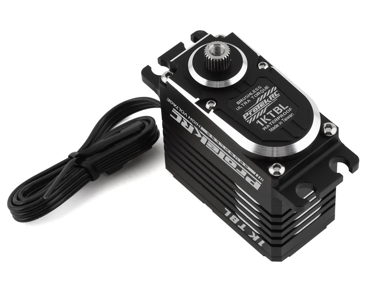 ProTek RC 1KTBL Black Label Ultra High Torque Brushless Waterproof Crawler Servo (High Voltage/Metal Case) (Digital) - Parts - AMain Distributing