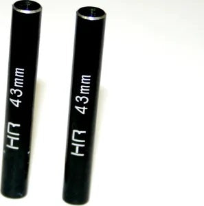 Hotracing Aluminum Standoff Post Link with M3 Threads (2) - - Horizon Hobbies, Inc.